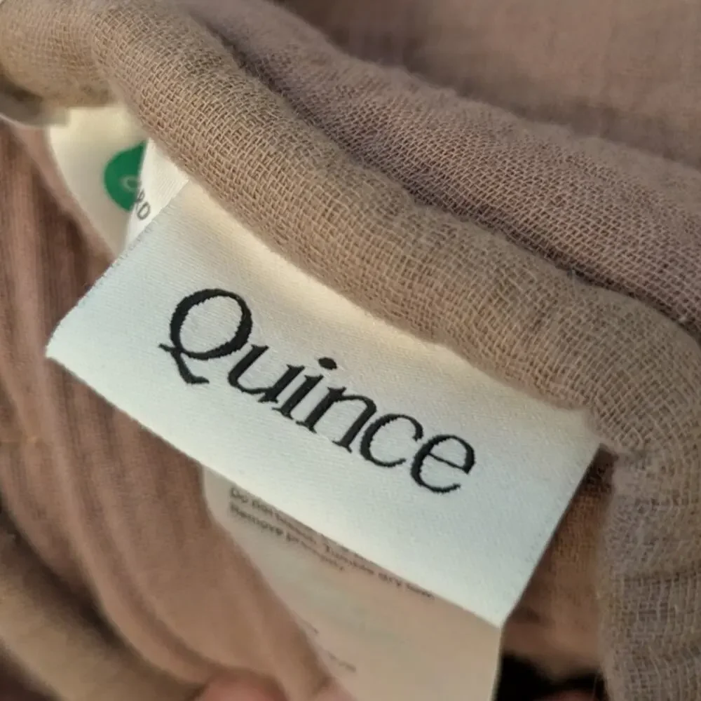 Quince KING Dream Quilt Organic Cotton Gauze FIG California King NEW